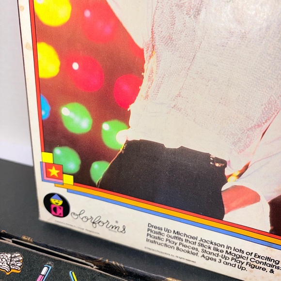 Michael Jackson Colorforms Dress-Up Set - Picture 2 of 9